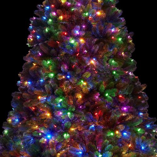 10 foot royal fir multicolor led artificial christmas tree