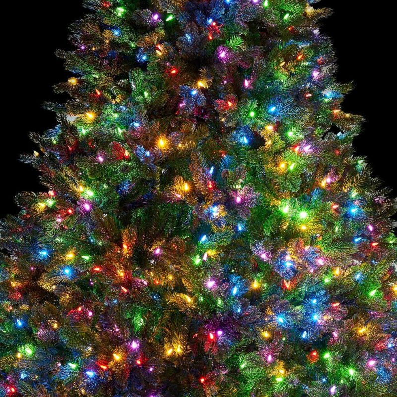 7 5 foot cypress spruce multicolor artifical christmas tree