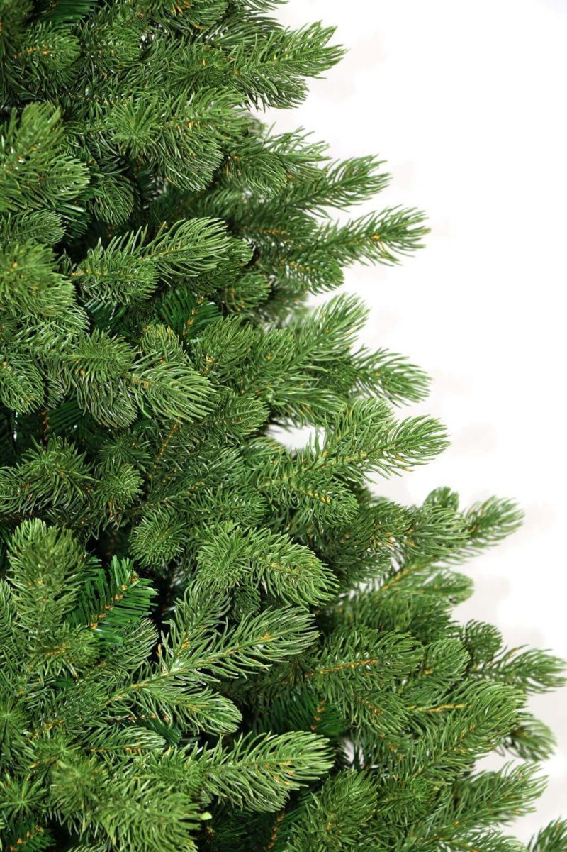 9 foot cypress spruce artificial christmas tree closeup