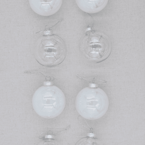 BubblesGlassOrnamentSet 8Pack