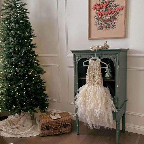 King Fraser Fir Slim Artificial Christmas Tree2