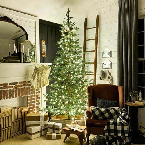 King noble fir artificial christmas trees 4