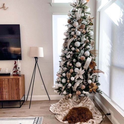 Yorkshire Fir Slim Artificial Christmas Tree2