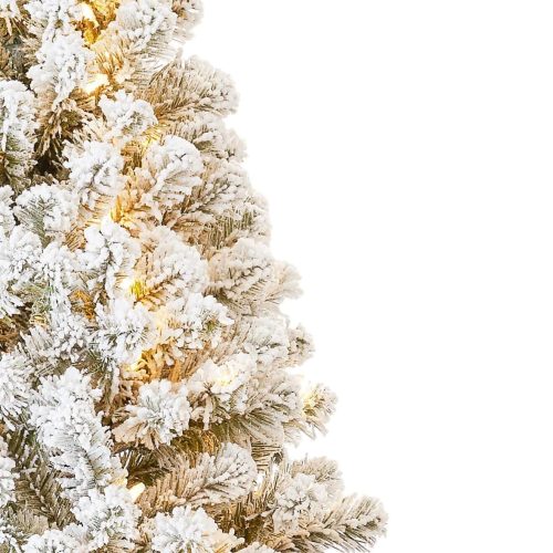 prince flock artificial christmas tree prelit