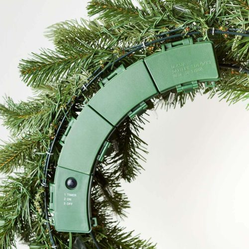 royal fir artificial wreath led battery operated