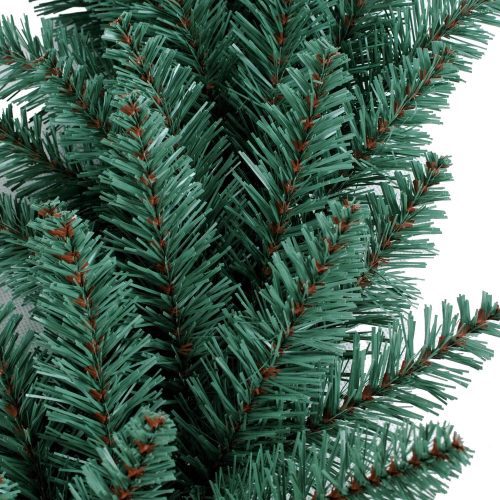 tribeca blue spruce artificial garland closeup