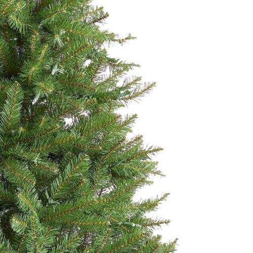 yorkshire fir prelit artificial christmas tree closeup